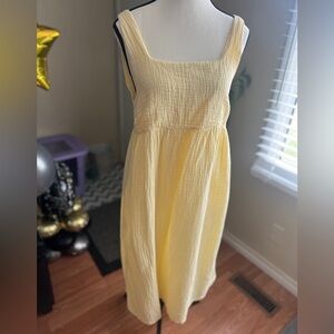 Yellow Cotton Dress